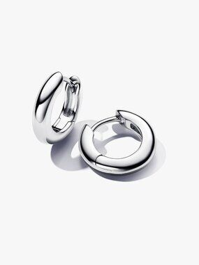 Pandora Round Hoop Earrings